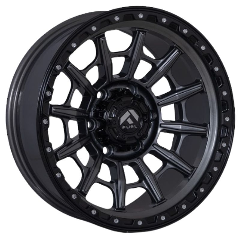 RW® - 17X9.0 6X139.7 ET0 CB106.1 GUN METAL/BLACK RING RIVE