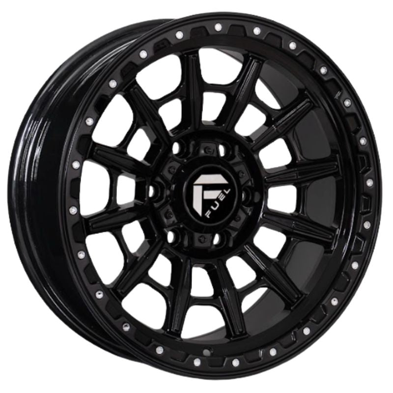 RW® - 17X9.0 6X139.7 ET-12 CB106.1 BLACK / MILLED DOTS