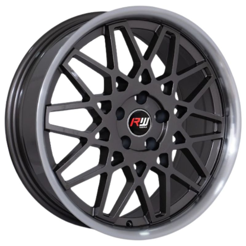 RW® - 18X7.5 5X108 ET30 CB73.1 GUN METAL/LIP POLISHED