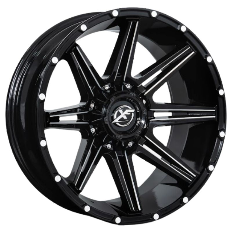 RW® - 20X10 6X139.7 ET-44 CB110 BLACK MILLING