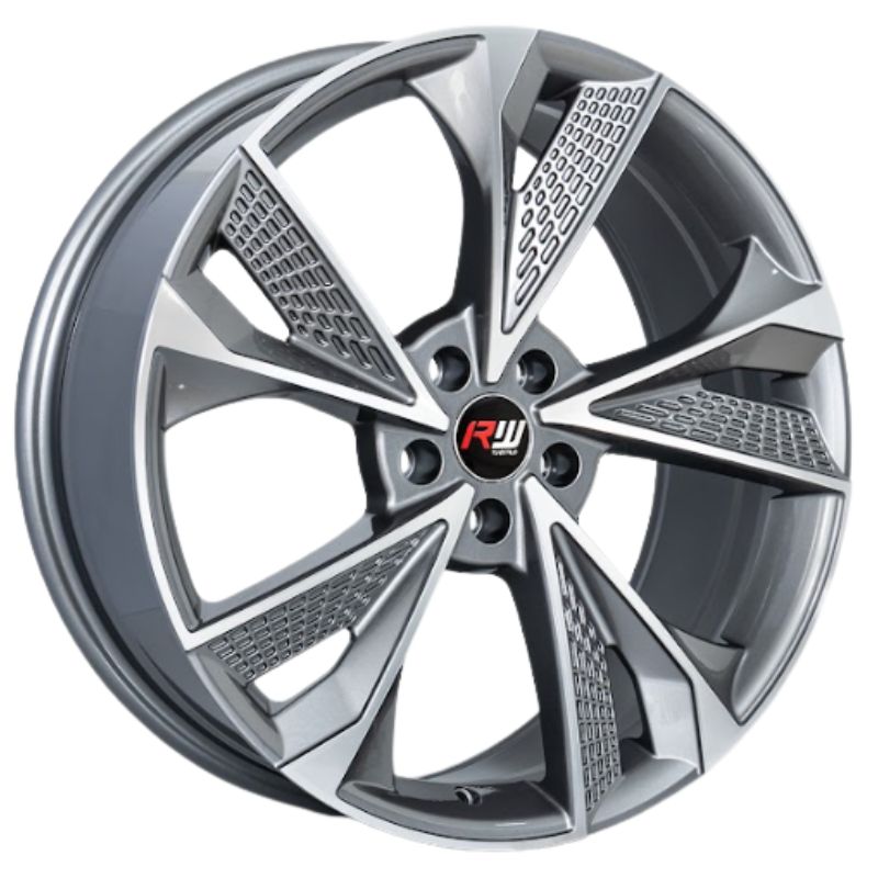 RW® - 20X8.5 112x5 ET35 CB66.5 GUN METAL MACHINE
