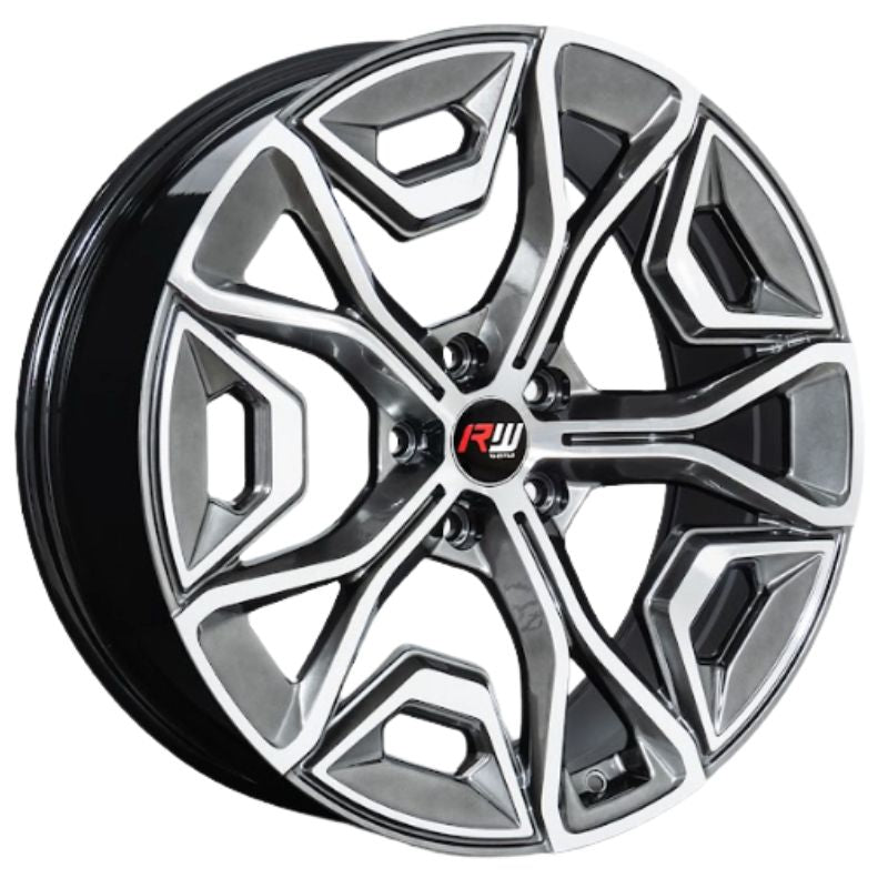 RW® - 20x9 5X120 ET38 CB72.6 HYPER BLACK/MACHINE