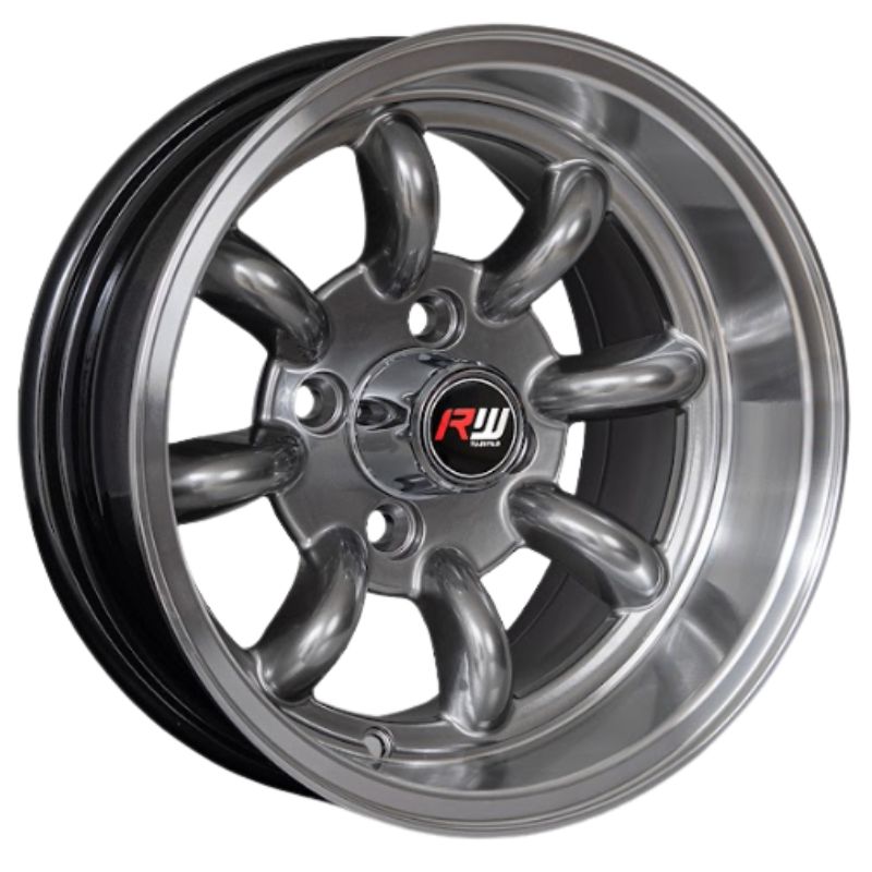 RW® - 13X7 4X100 ET-7 CB73.1 HB/LIP POLISHED