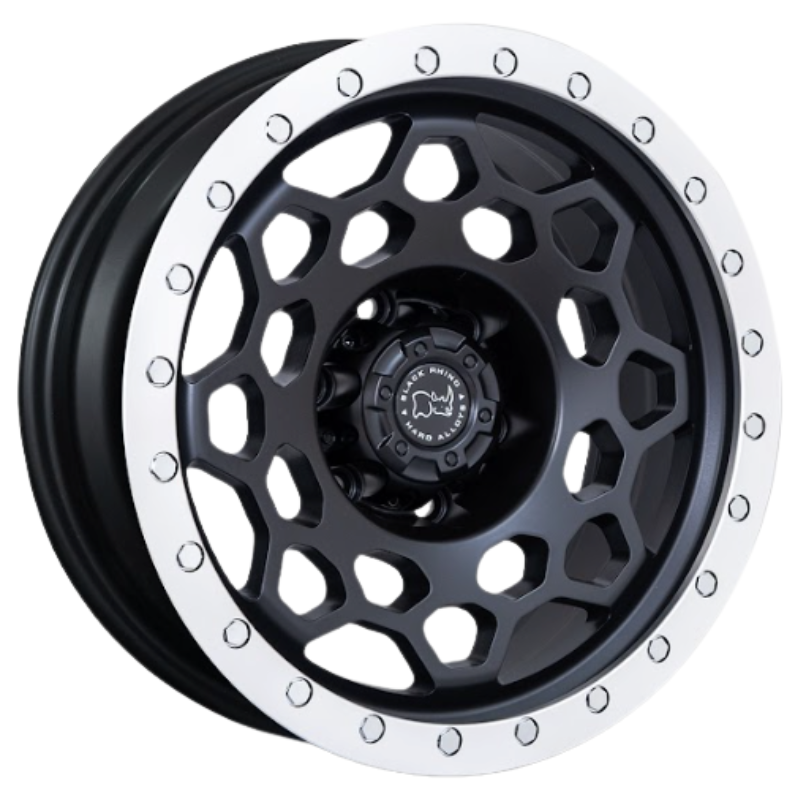 RW® - 17X8.5 6X139.7 ET-12 CB106.1 SMATE BLACK/RING POLI