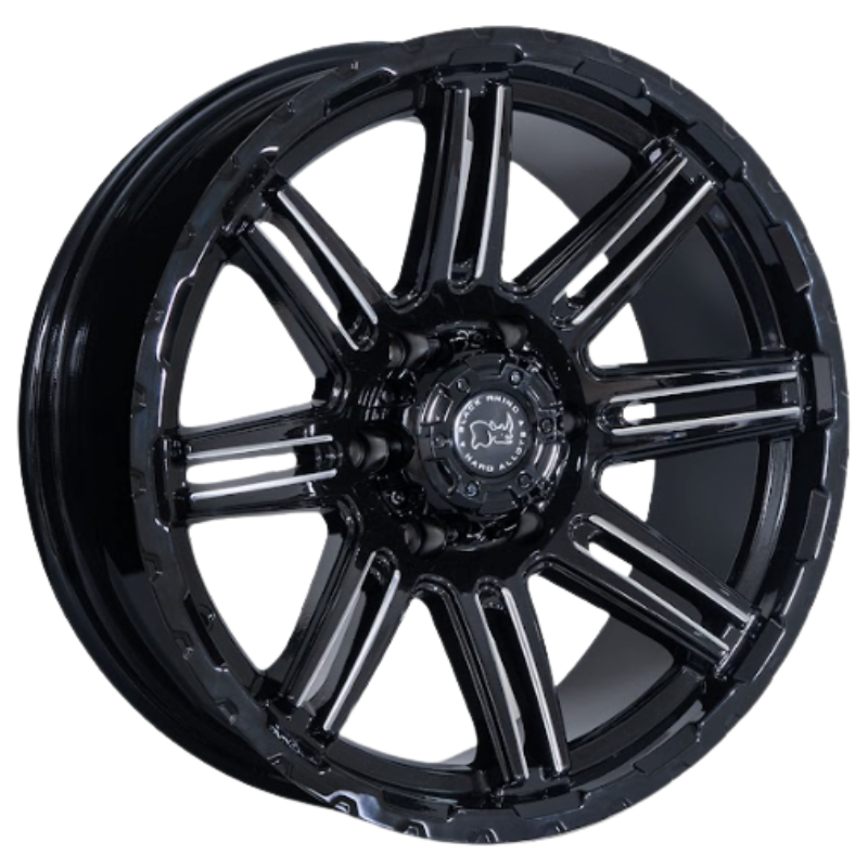 RW® - 18X9 6X139.7 ET-12 CB106.1 BLACK MILLING