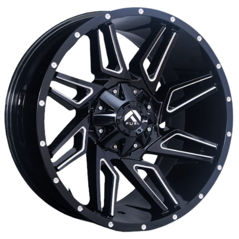 RW® - 20X9 6X139.7 ET0 CB106.1 BLACK MILLING