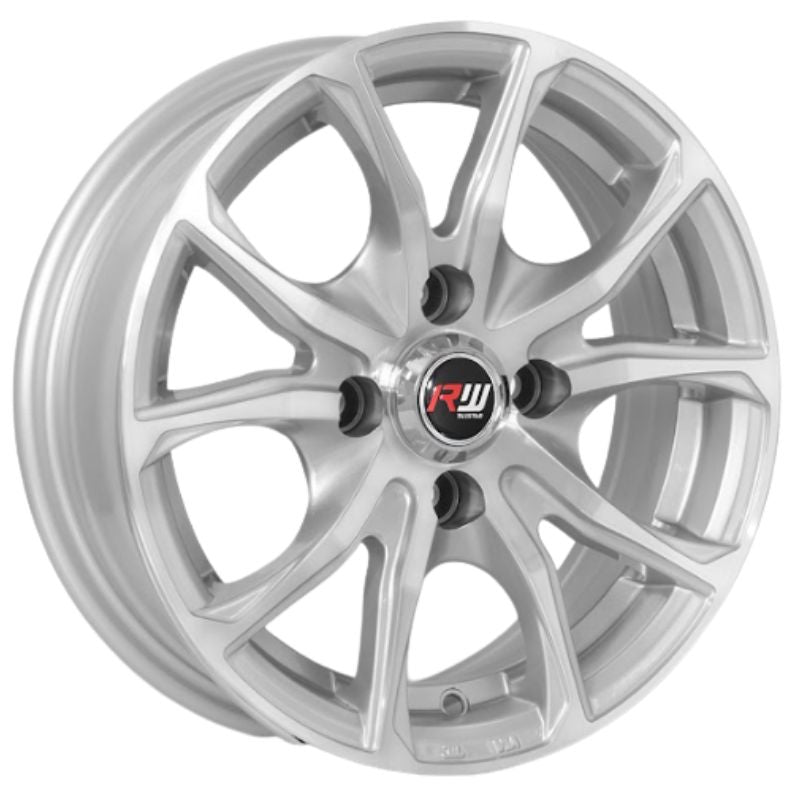 RW® - 13X5.5 4X100 ET30 CB73.1 SILVER MACHINED-1