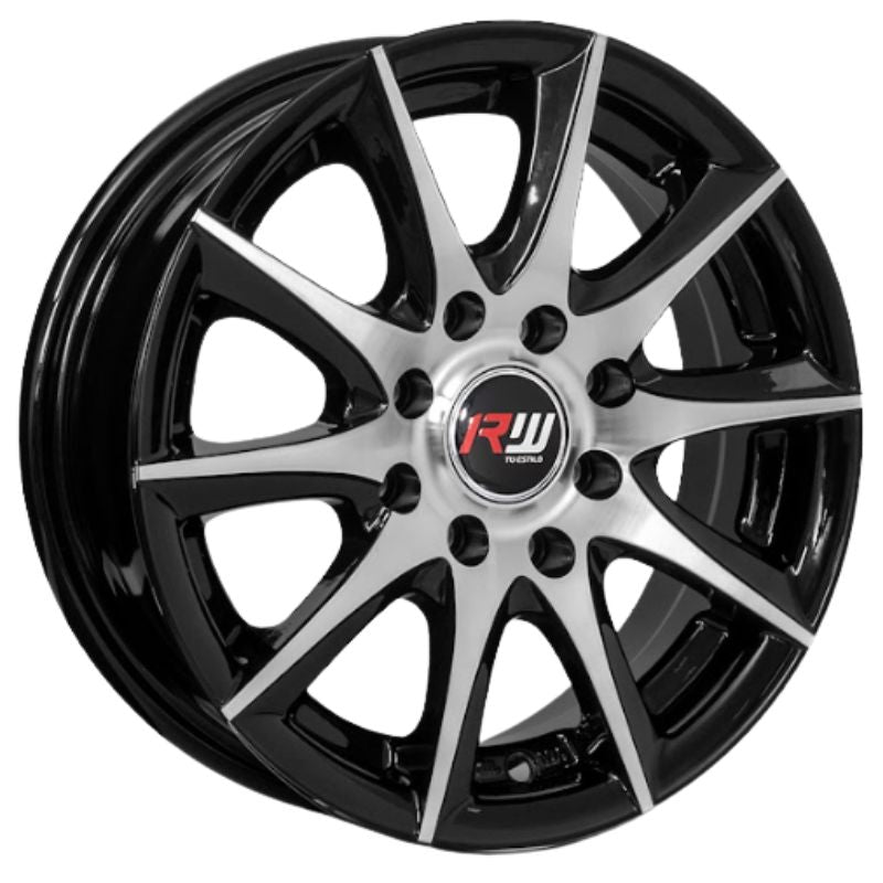 RW® - 13X5.5 8X100/114.3 ET30 CB73.1 BLACK MACHINED-1
