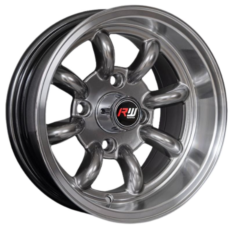 RW® - 13X7.0 4X114.3 ET-7 CB73.1 HB/LIP POLISHED