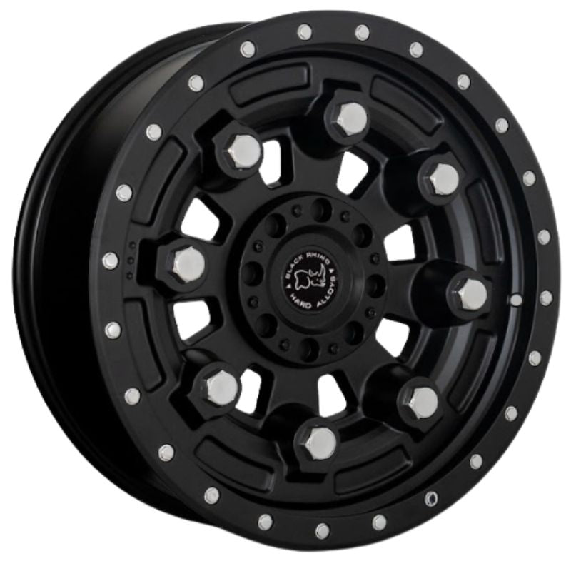 RW® - 20X9.0 139.7X6 ET0 CB106.1 SATIN BLACK-RIVETS