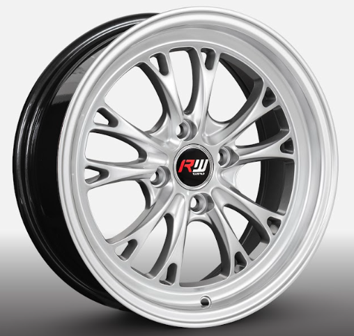 RW® - 15X7.0 4X100 ET35 CB73.1 BLACK MACHINED