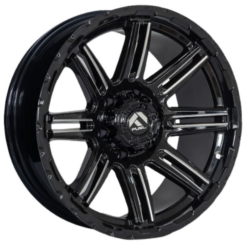 RW® - 18X9 6X139.7 ET-12 CB106.1 BLACK MILLING