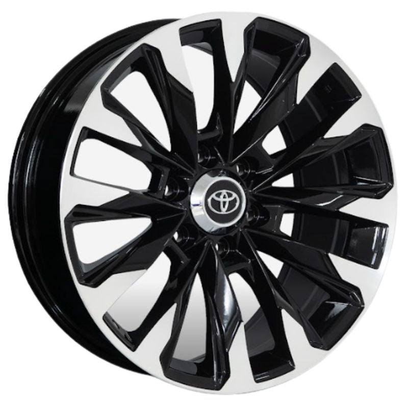 RW® - 20X8 6X139.7 ET25 CB106.1 BLACK MACHINE