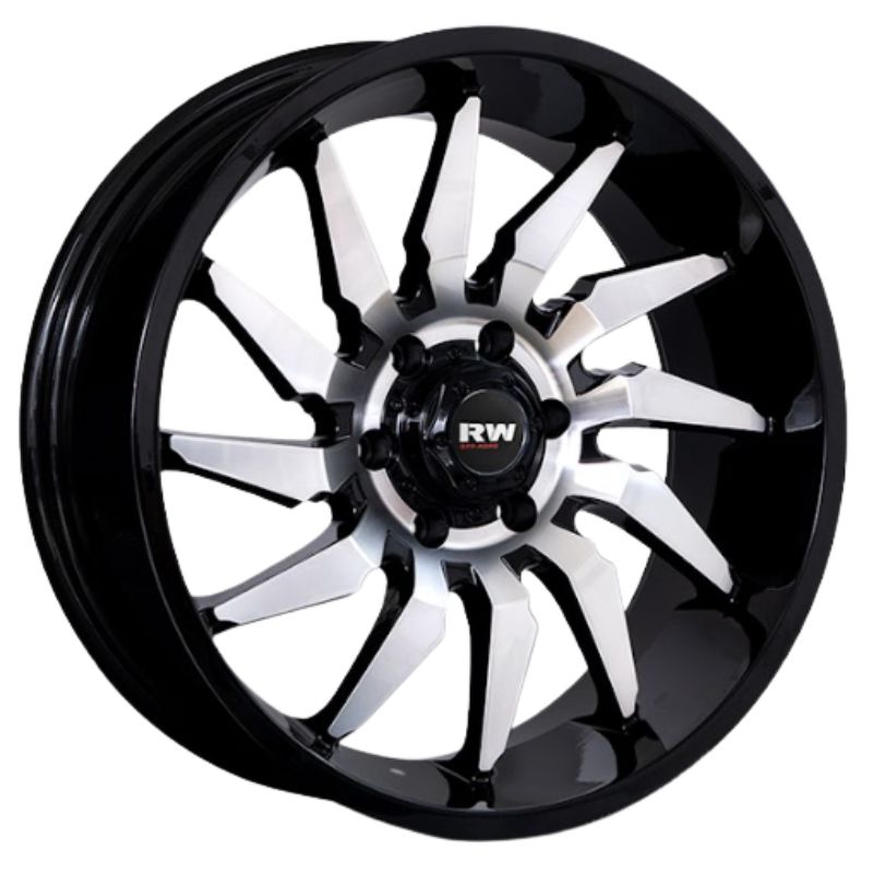RW® - 20X9.5 6X139.7 ET-10 CB110 BLACK MACHINED