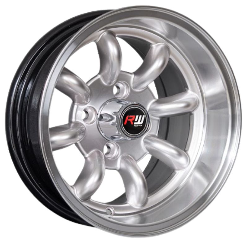 RW® - 13X7 4X114.3 ET-7 CB73.1 HS/LIP POLISHED