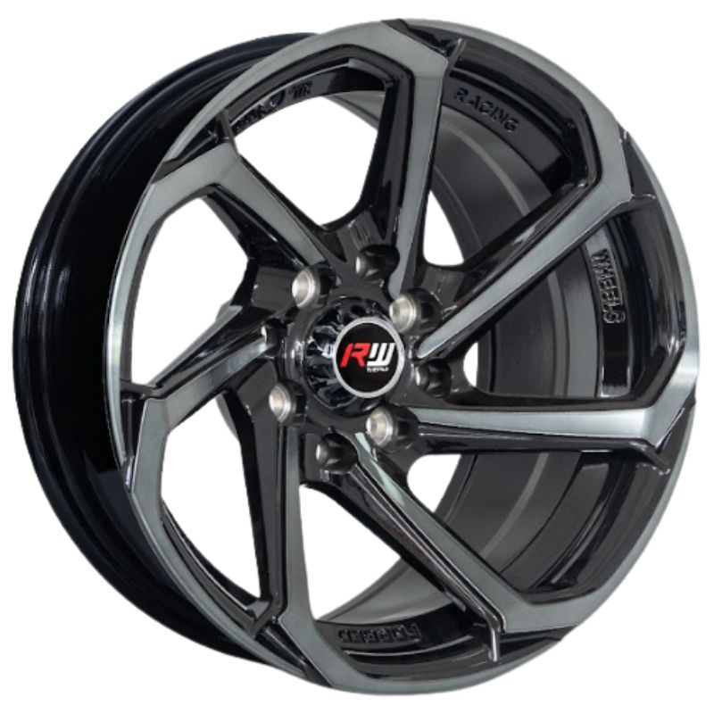 RW® - 13x7 4X100/4X114.3 ET0 CB73.1 BLACK/MACHINED BLACK