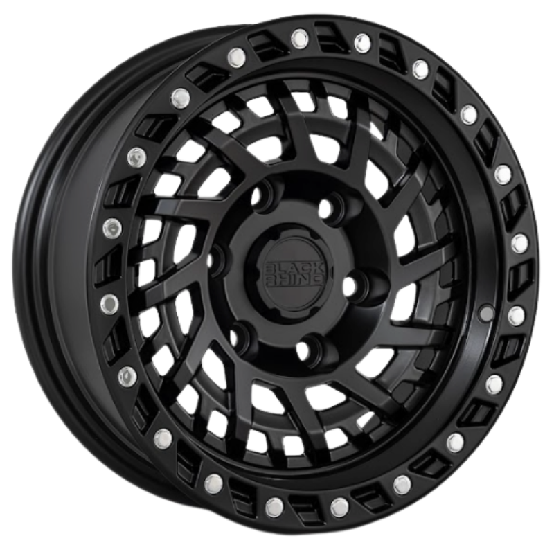 RW® - 15X8 6X139.7 ET0 CB110.5 SMATE BLACK RIVETS