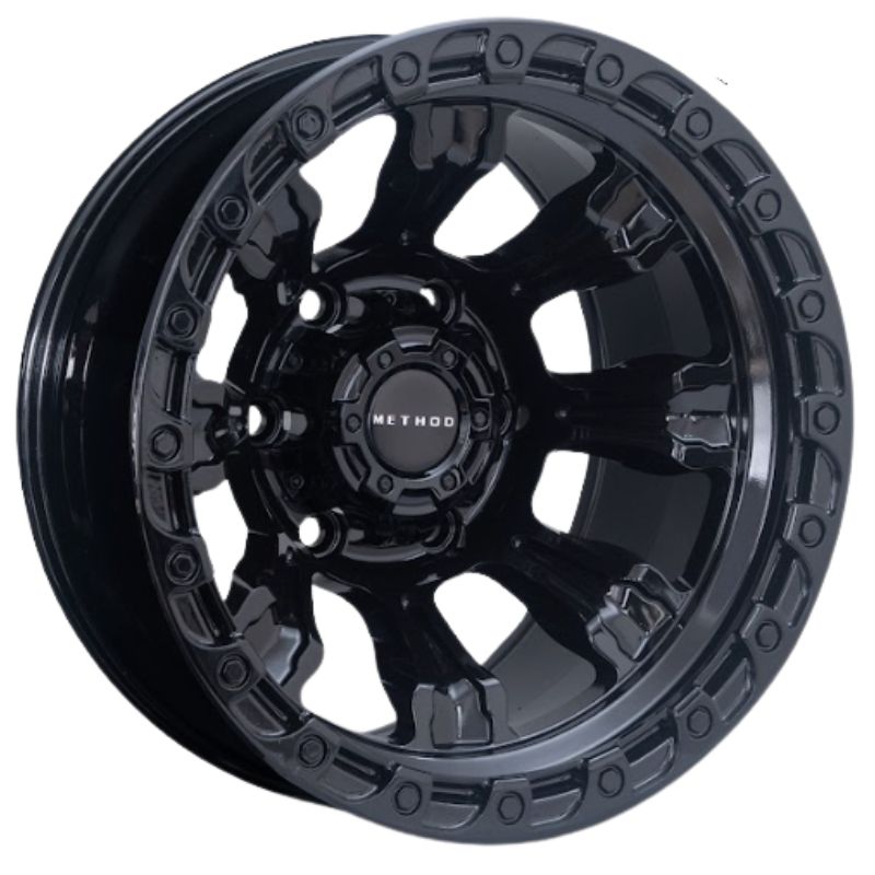 RW® - 15X10 6X139.7 ET-44 CB110.1 BLACK /RIVET