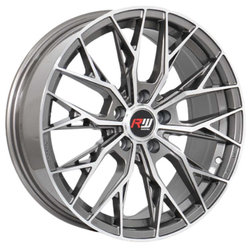RW® - 17X7.5 5X108 ET35 CB73.1 GUN METAL MACHINED
