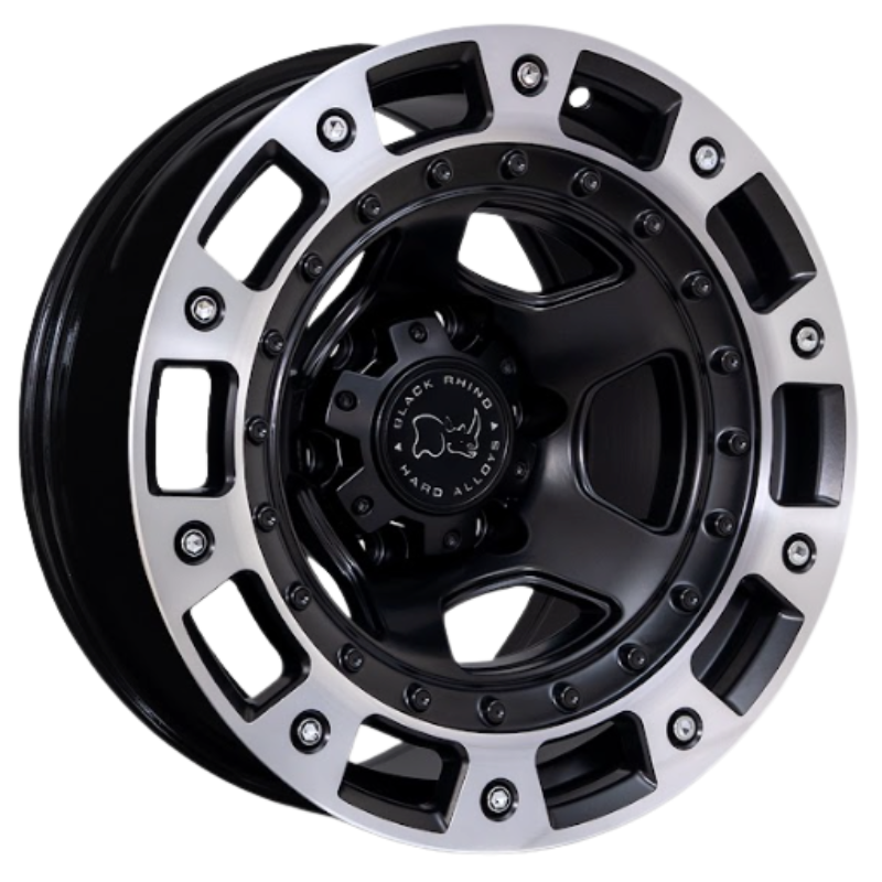 RW® - 17X9 6X139.7 ET0 CB106.1 SMATE  BLACK /RING POLISH